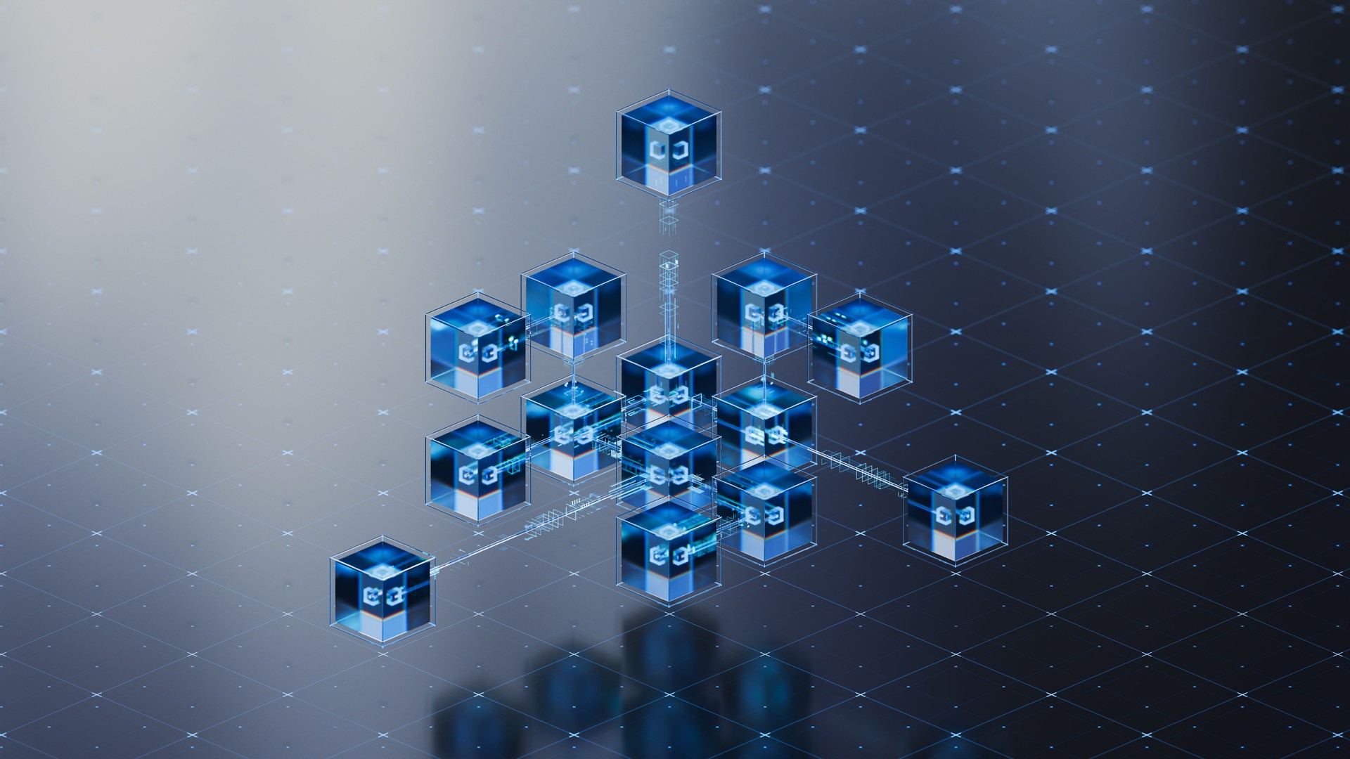 Digital Blockchain Network With Connected Data Blocks